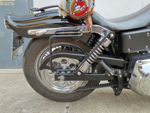Satteltaschenhalter XL Rechts passend für Harley-Davidson Dyna Street Bob von 1996 bis 2017