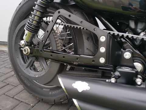 Seitentaschenhalter passend für Harley Davidson Sportster ab 2004 rechte Seite MIT ABS