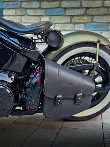 Bullet Blackline Swing Bag fits Harley-Davidson Softail
