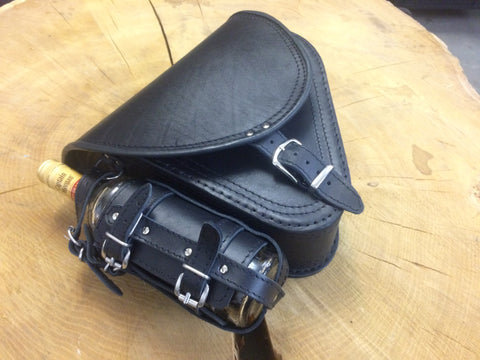 Diablo black swingarm bag set + swingarm holder Softail until 2017