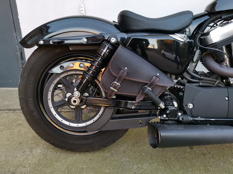 Medusa Black / Orange / Right side fit for Harley-Davidson Sportster