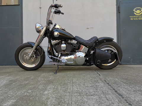 Eagle Black Swing Bag Fits Harley-Davidson Softail
