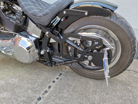 Side bag holder XL suitable for Harley-Davidson Softail from 1992 to 2017