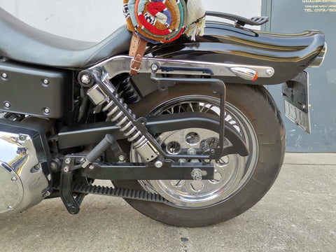 Saddlebag holder XL Left suitable for Harley-Davidson Dyna Street Bob from 1996 to 2017