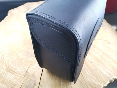 Side Bag / Side Case HERKULES SKULL BLACK