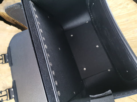 Side Bag / Side Case HERKULES SKULL BLACK
