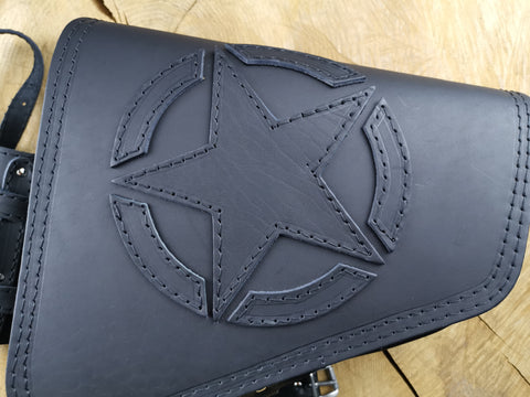 Diva Black side bag suitable for Harley-Davidson Sportster for the Right Side