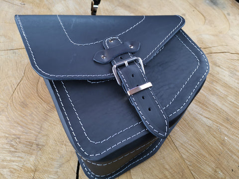 ODIN SILVER Swing bag suitable for Harley-Davidson Softail