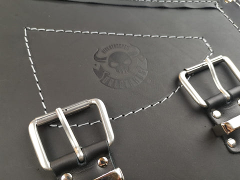 Bullet Silver Edition swing bag fits Harley-Davidson Softail