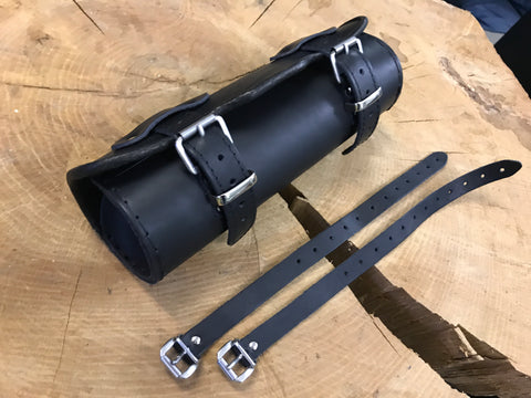 Flame Black Side Bag + Tool Roll Black