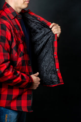 Flannel shirt red or gray from Orletanos