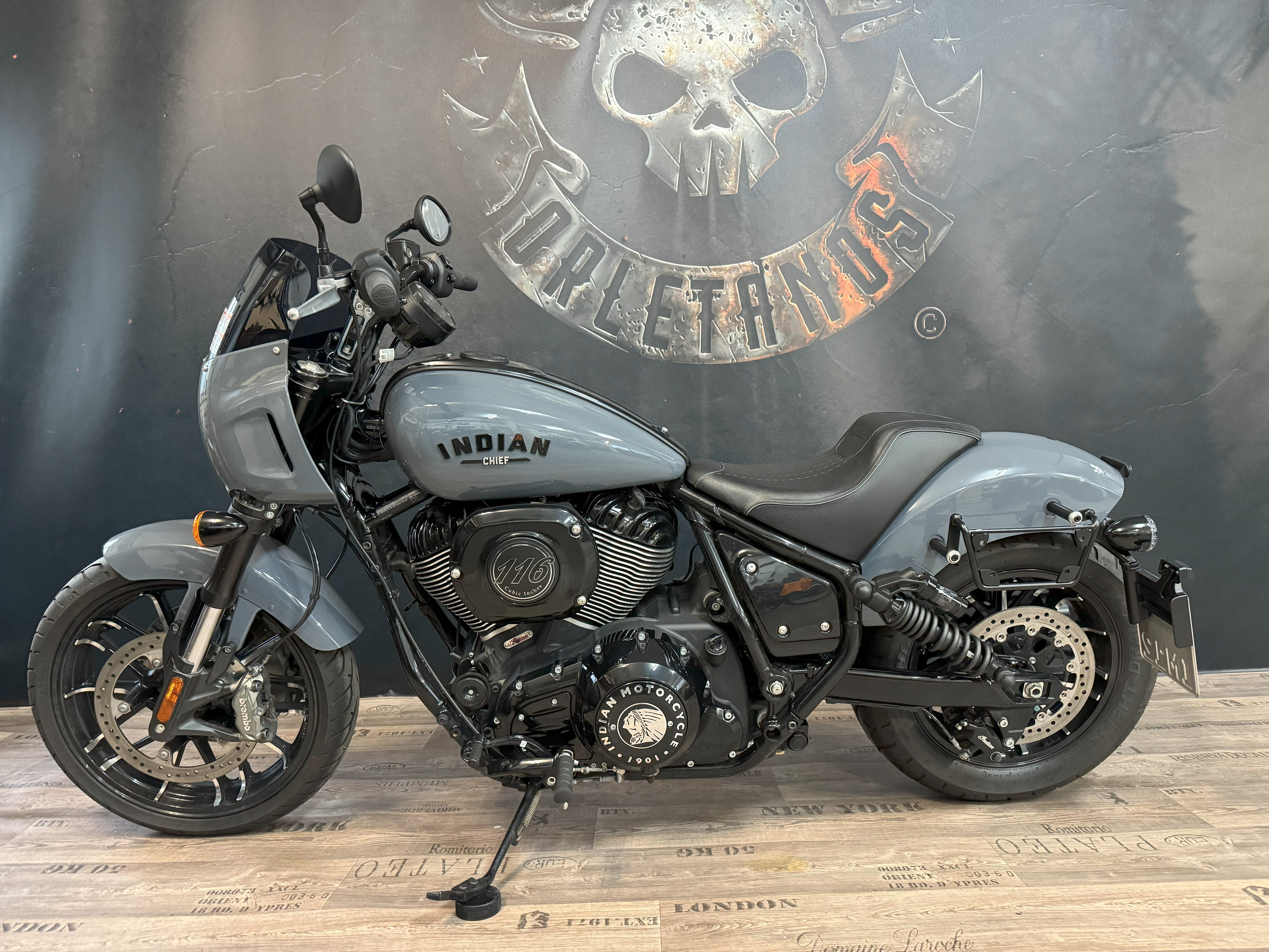 Taschenhalterung Chief XL – für Indian Chief (linke Seite)