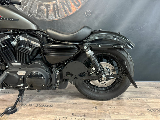 Seitentaschenhalter passend für Harley Davidson Sportster ab Bj. 2004 linke Seite