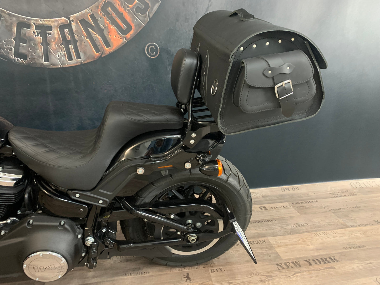 Gepäckkoffer "BIG SKULL" 42L schwarz