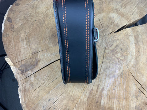 Fortuna orange Schwingentasche + Schwingenhalter Softail bis 2017