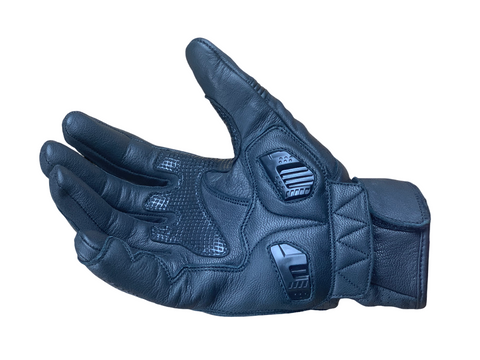 Carbon Motorradhandschuhe von Orletanos aus Echtleder