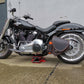 Diablo orange Schwingentasche + Schwingenhalter Softail bis 2017