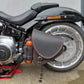 Diablo orange Schwingentasche + Schwingenhalter Softail bis 2017