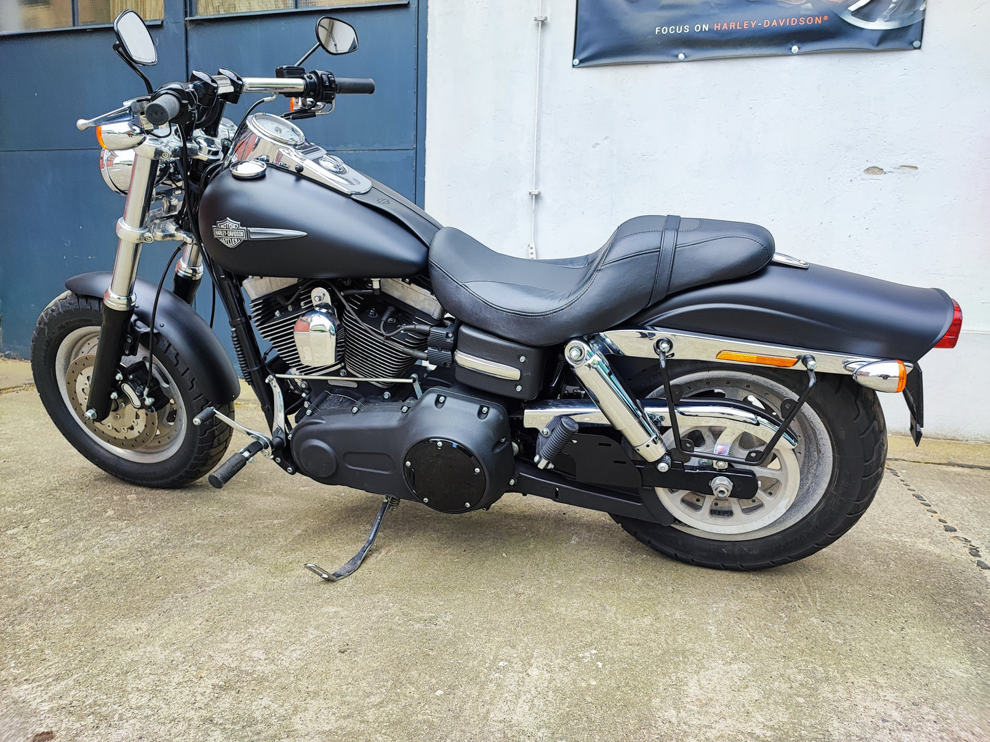 Satteltaschenhalterung für die linke oder rechte Seite passend für Harley-Davidson Fat Bob von 1991-2017