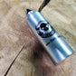 Benzinflasche / Trinkflasche 800ml Metallic silber