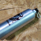 Benzinflasche / Trinkflasche 800ml Metallic silber