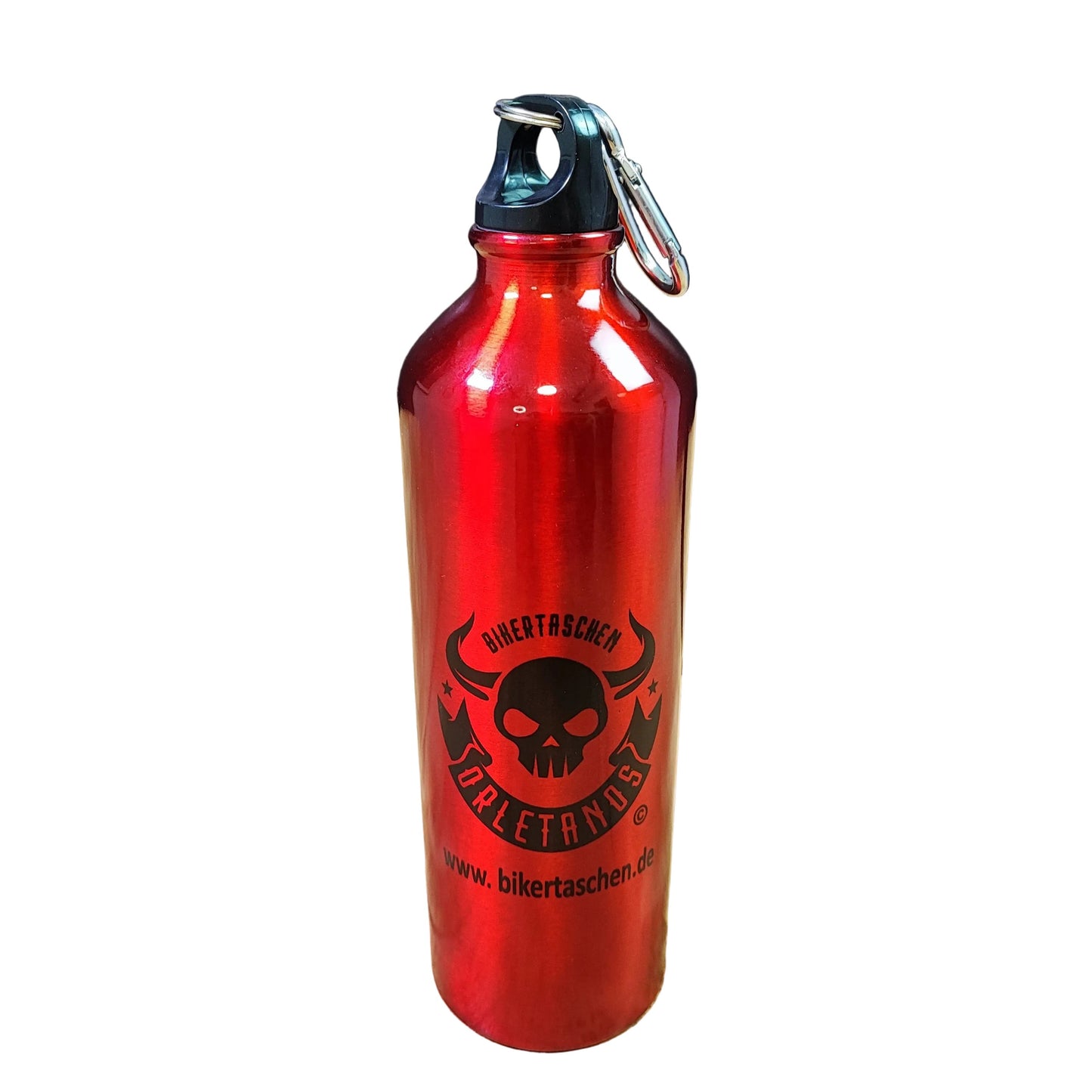 Benzin- & Trinkflasche 800ml rot glänzend