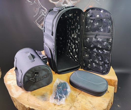 BAG-ROCK XL universelle Reisetasche für Sissybar oder Gepäckträger