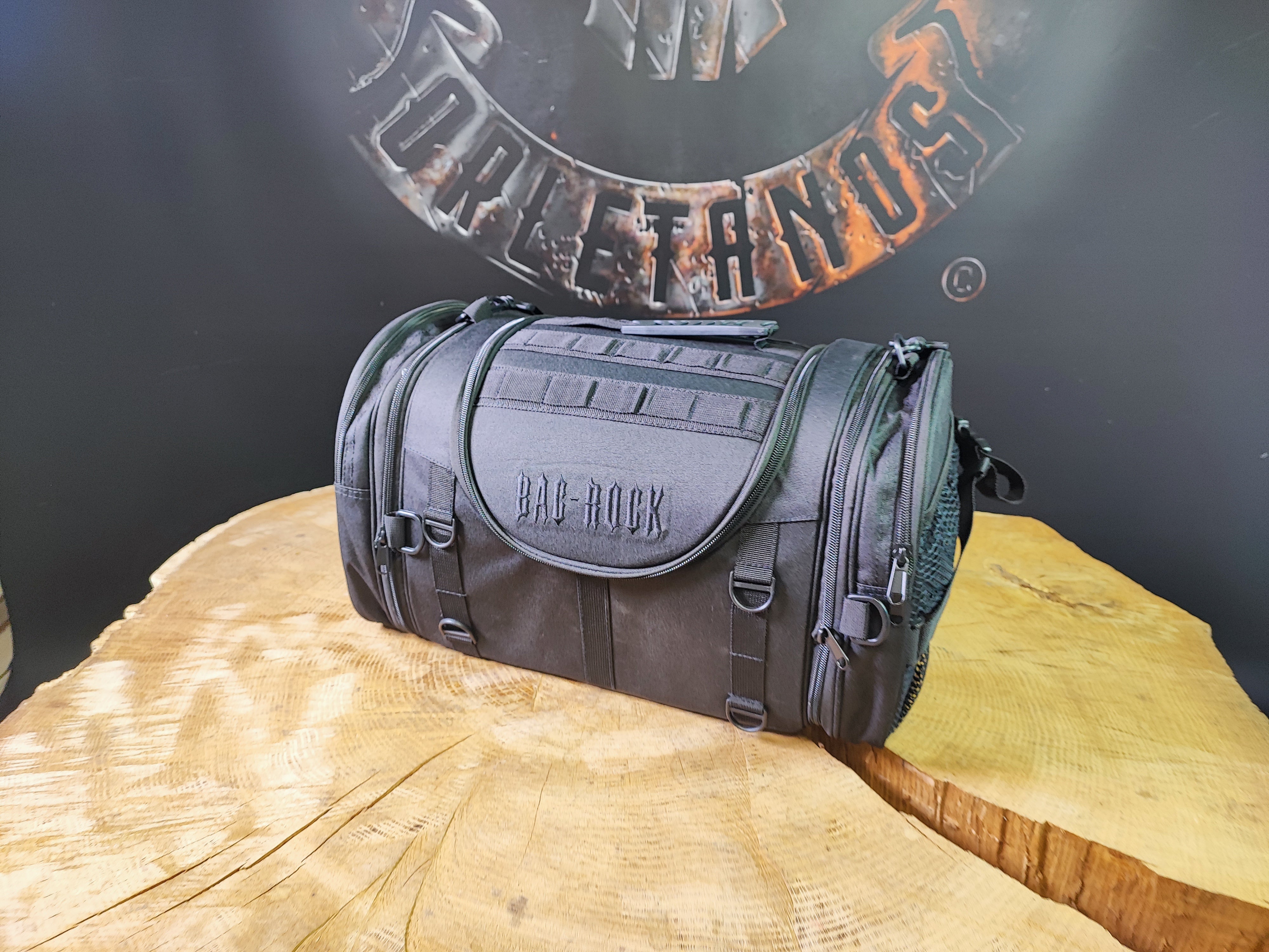 BAG-ROCK S universelle Reisetasche für Sissybar oder Gepäckträger