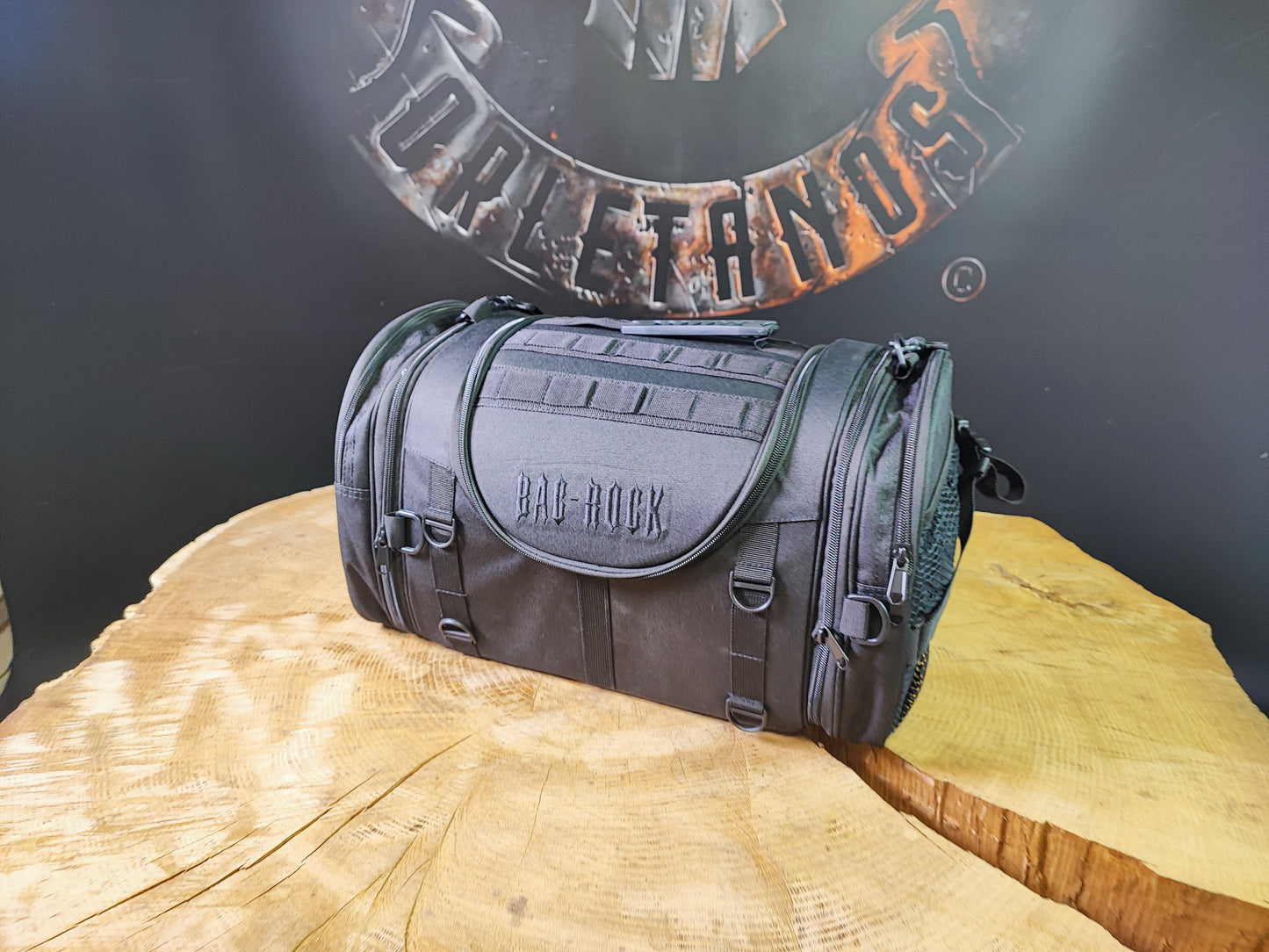 BAG-ROCK S universelle Reisetasche für Sissybar oder Gepäckträger