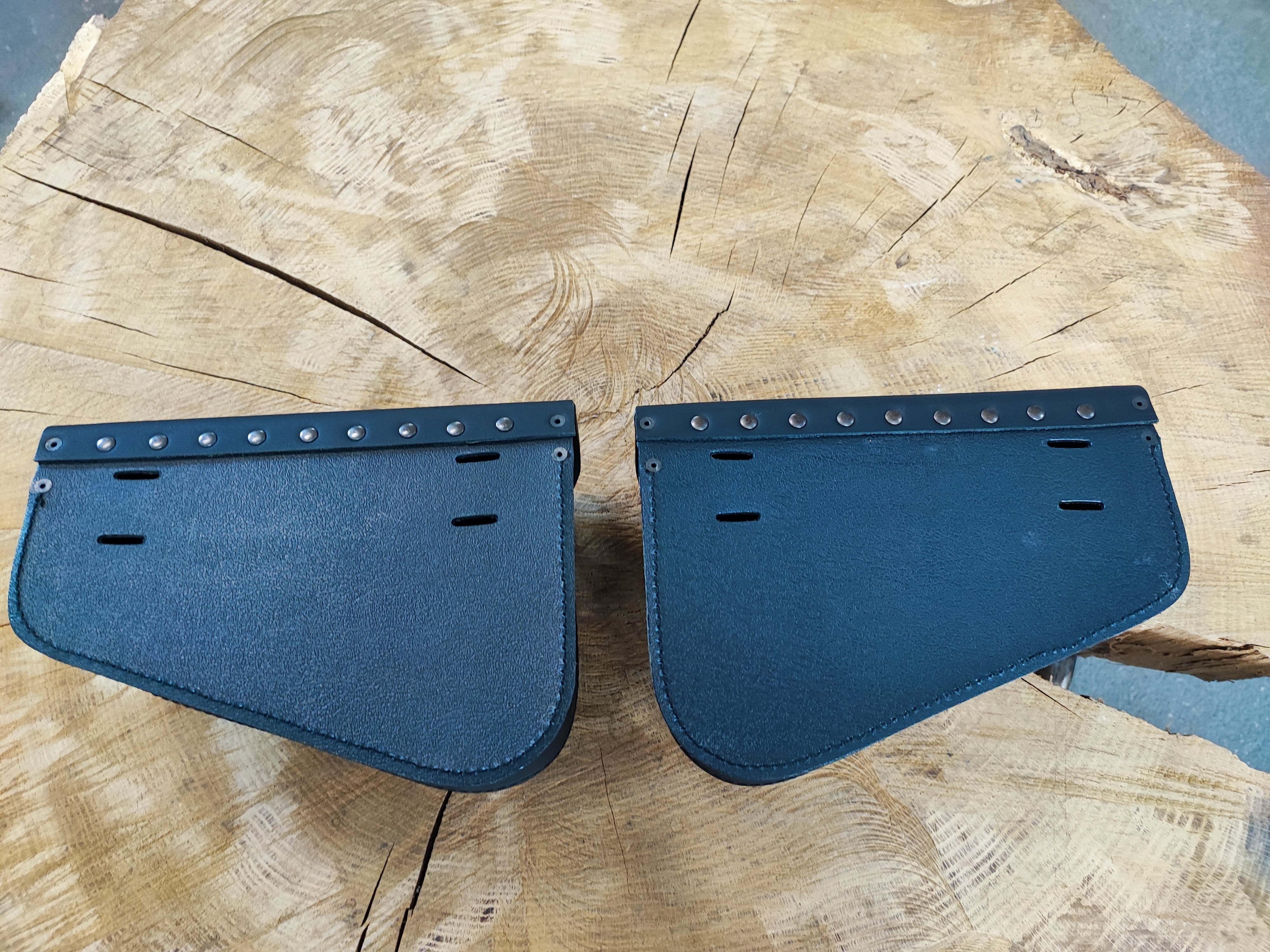 Muscle Blackline Set Seitentaschen passend für Harley-Davidson VROD Modelle