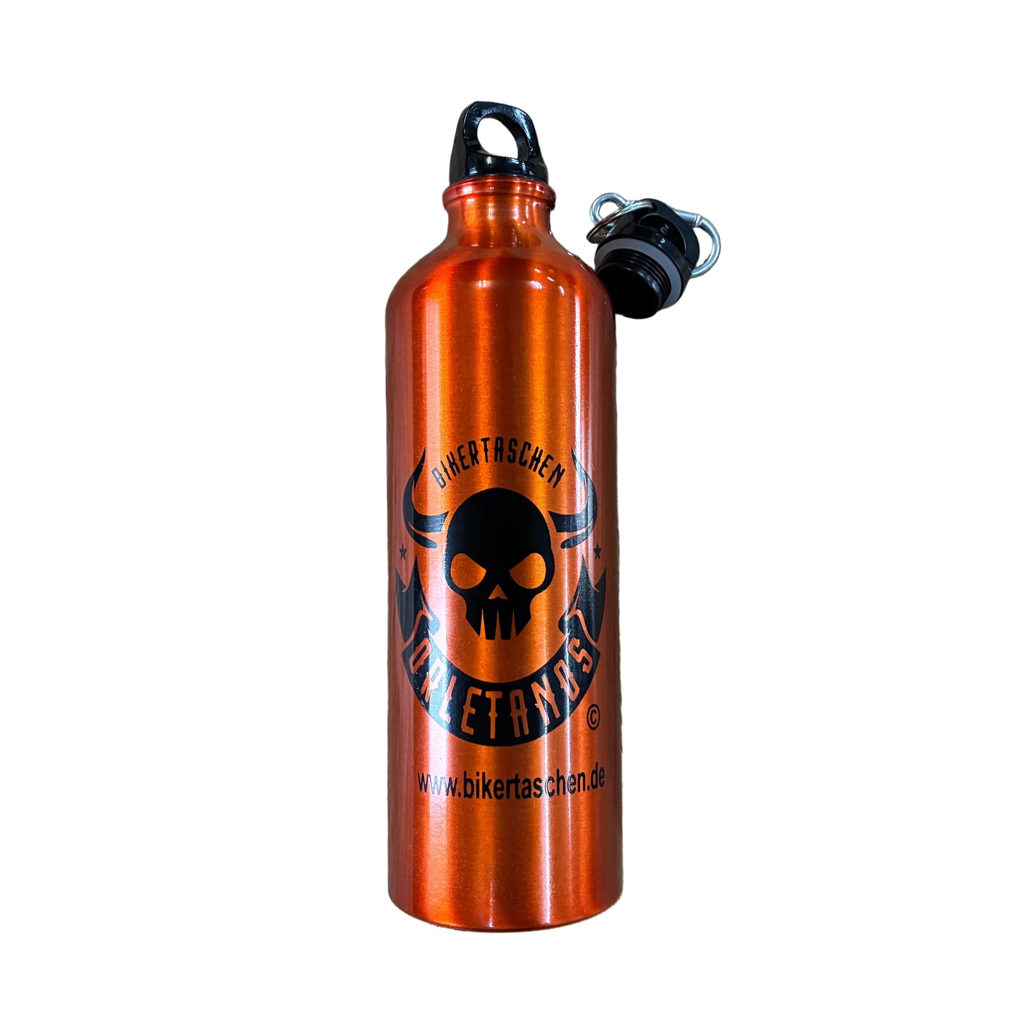 Benzin- & Trinkflasche 800ml Orange