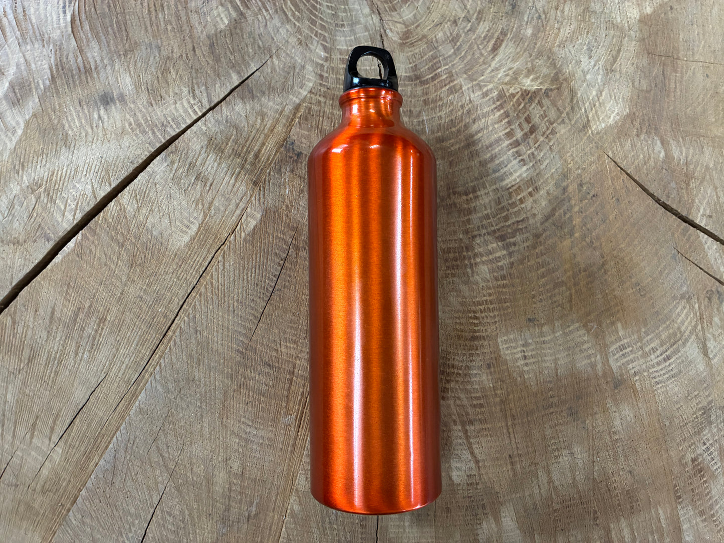 Benzin- & Trinkflasche 800ml Orange