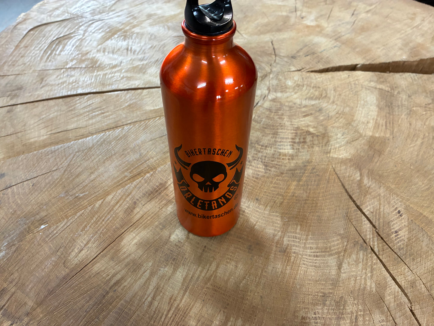 Benzin- & Trinkflasche 800ml Orange