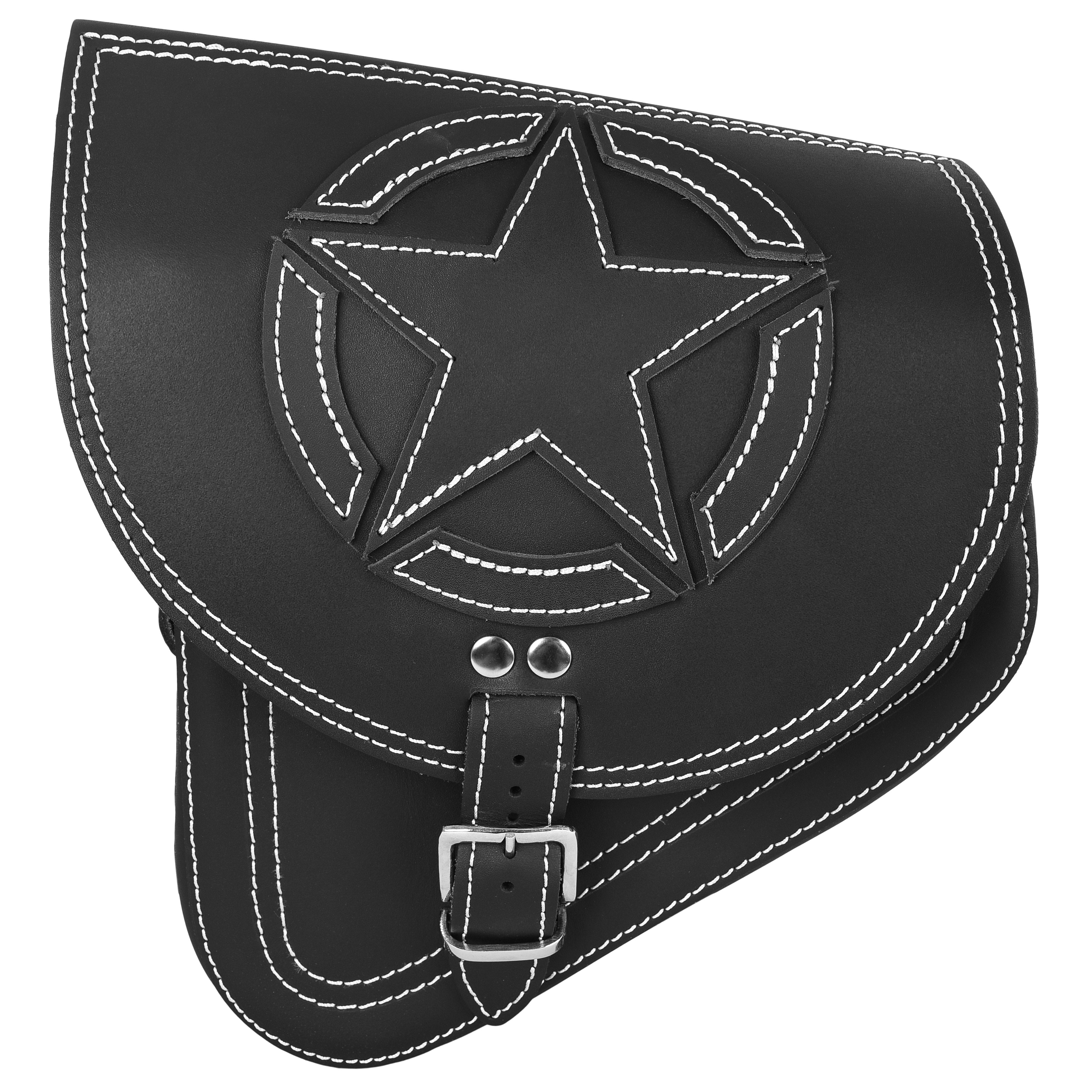 Fortuna weiß Schwingentasche + Schwingenhalter Softail ab 2018