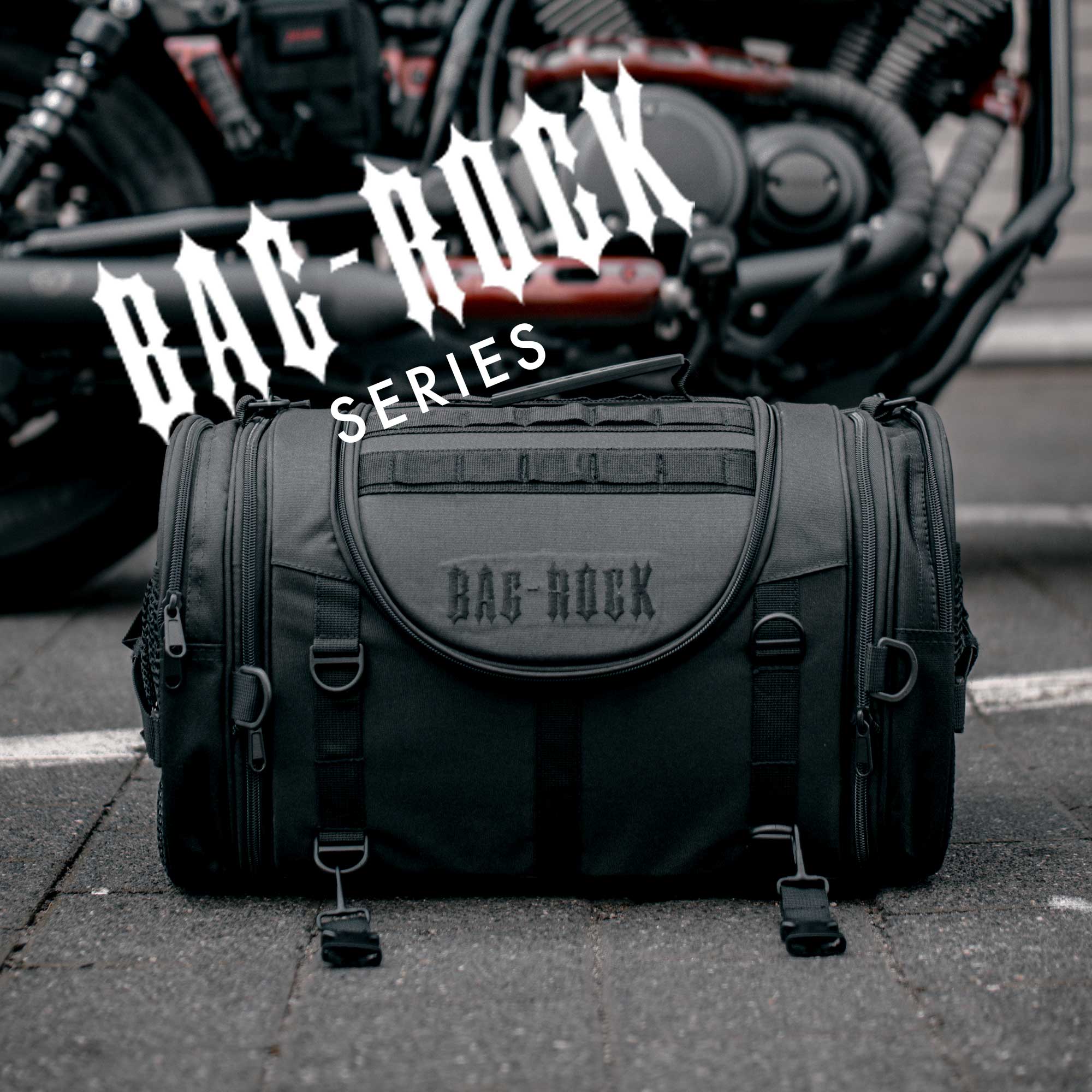 BAG-ROCK Series – Universell passende Motorradtaschen mit Regenschutz und Tragekomfort für jedes Abenteuer.