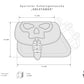 Dyna Skull Schwarz Schwingentasche mit Flaschenhalter passend für Harley-Davidson Street Bob