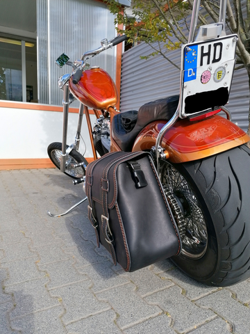 Zeus Orange Seitenkoffer universell 25 L
