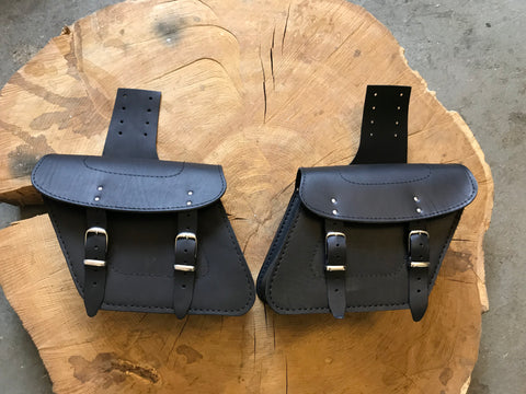 Merkur Schwarz Satteltaschen Set universell