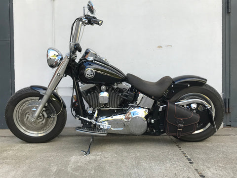 Odin Orange Schwingentasche passend für Harley-Davidson Softail