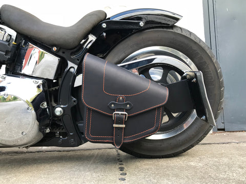 Odin Orange Schwingentasche passend für Harley-Davidson Softail