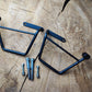 Seitentaschenhalter Set für das KlickFix-System passend für Harley Davidson Sportster XL/XLM/XLN Bj. 1994-2004 linke und rechte Seite