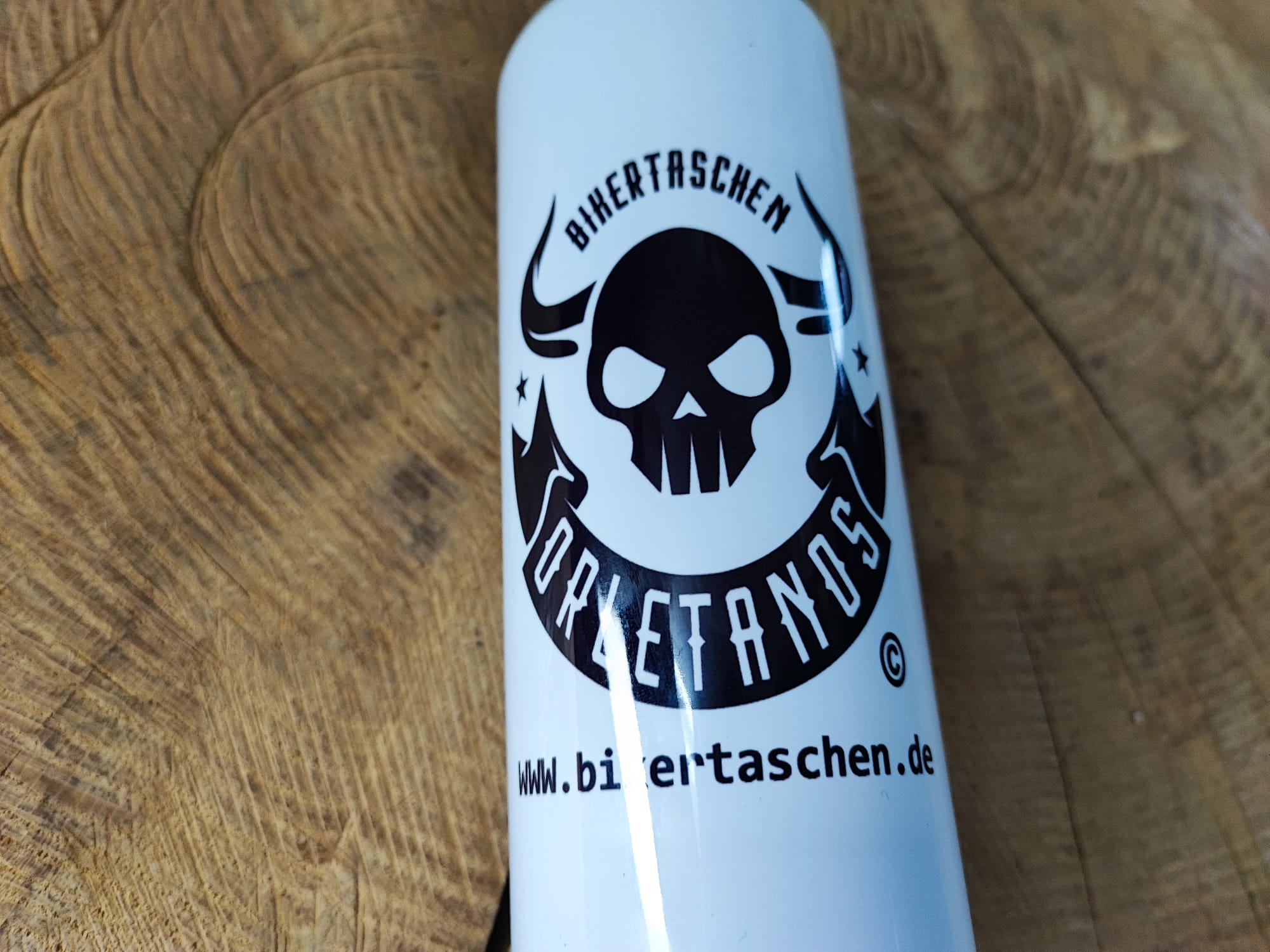 ORLETANOS Benzinflasche / Trinkflasche 800ml weiß