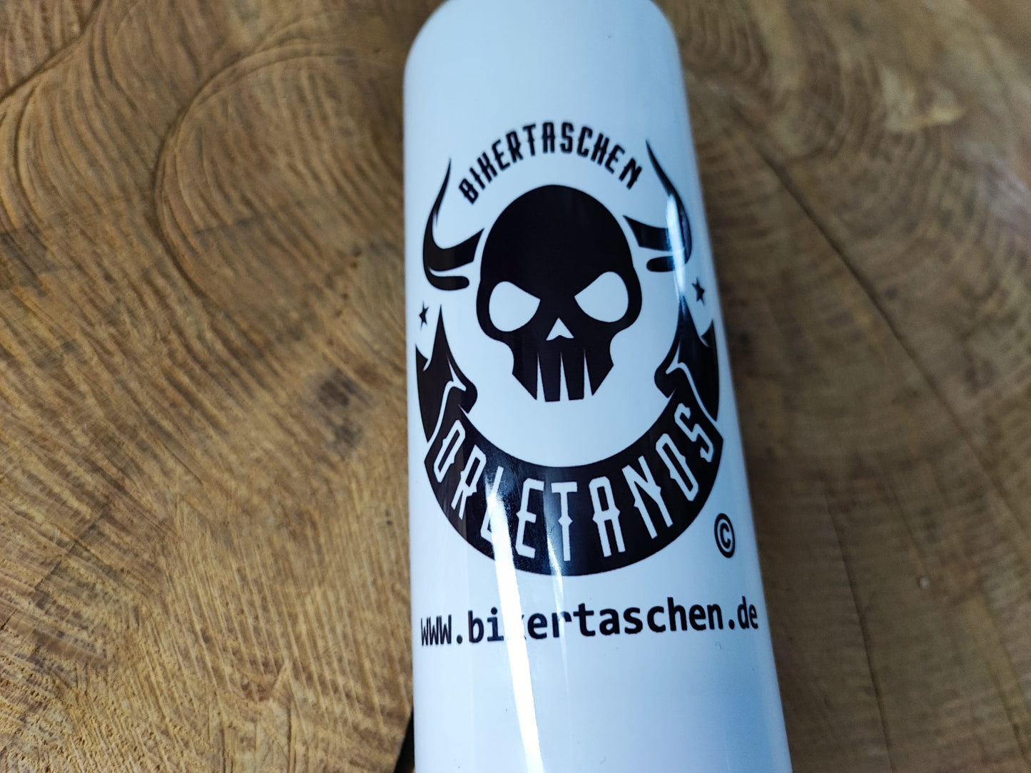 Benzin- & Trinkflasche 800ml weiß