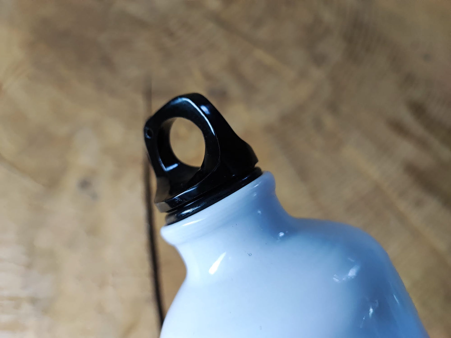 Benzin- & Trinkflasche 800ml weiß