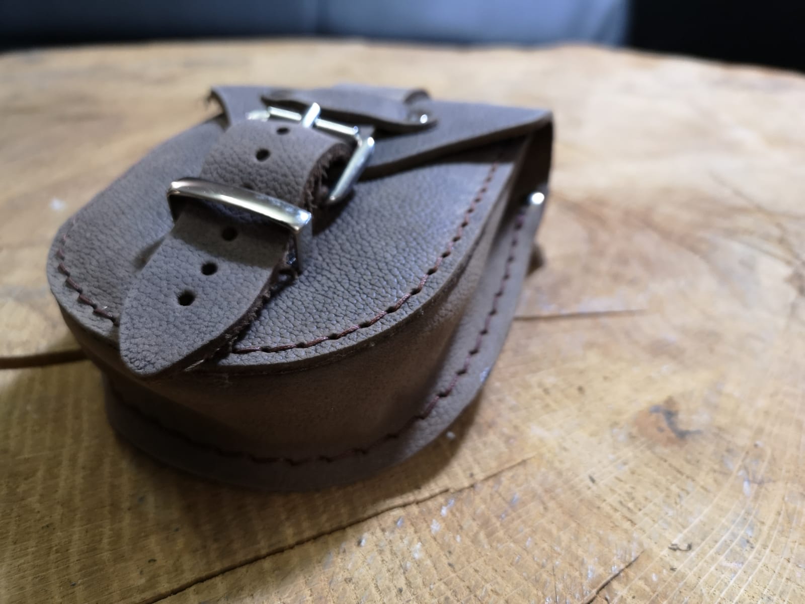 Gürteltasche / Zigarettenetui in braun