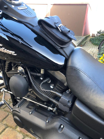 Tankpad schwarz passend für Harley-Davidson Dyna Street Bob Lowrider bis 2017