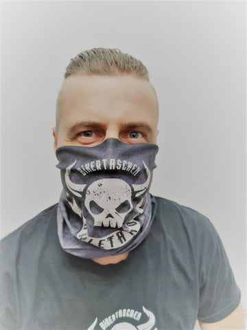 Loop-Schal Multifunktionales Halstuch ORLETANOS-Design schwarz