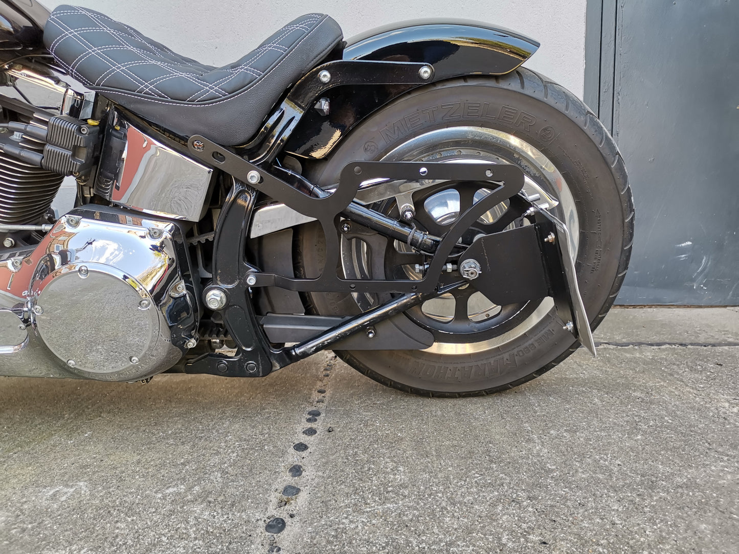Seitentaschenhalter XL passend für Harley-Davidson Softail von 1992 bis 2017