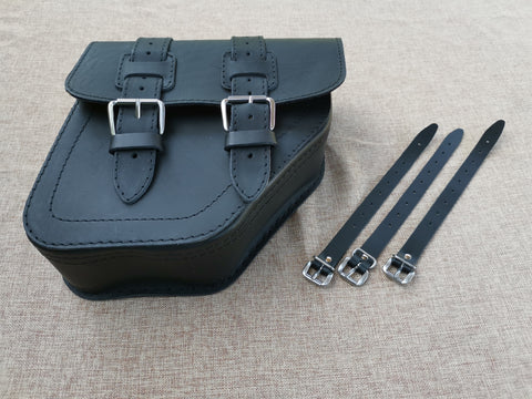 Poseidon Schwarz Satteltaschen Set passend für Harley-Davidson Street Bob bis 2017