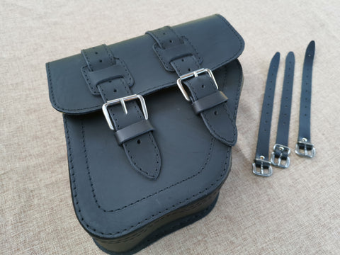 Poseidon Schwarz Satteltaschen Set passend für Harley-Davidson Street Bob bis 2017